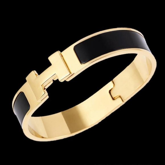 New! Clic H Bracelet Black and Silver - Picture 5 of 9